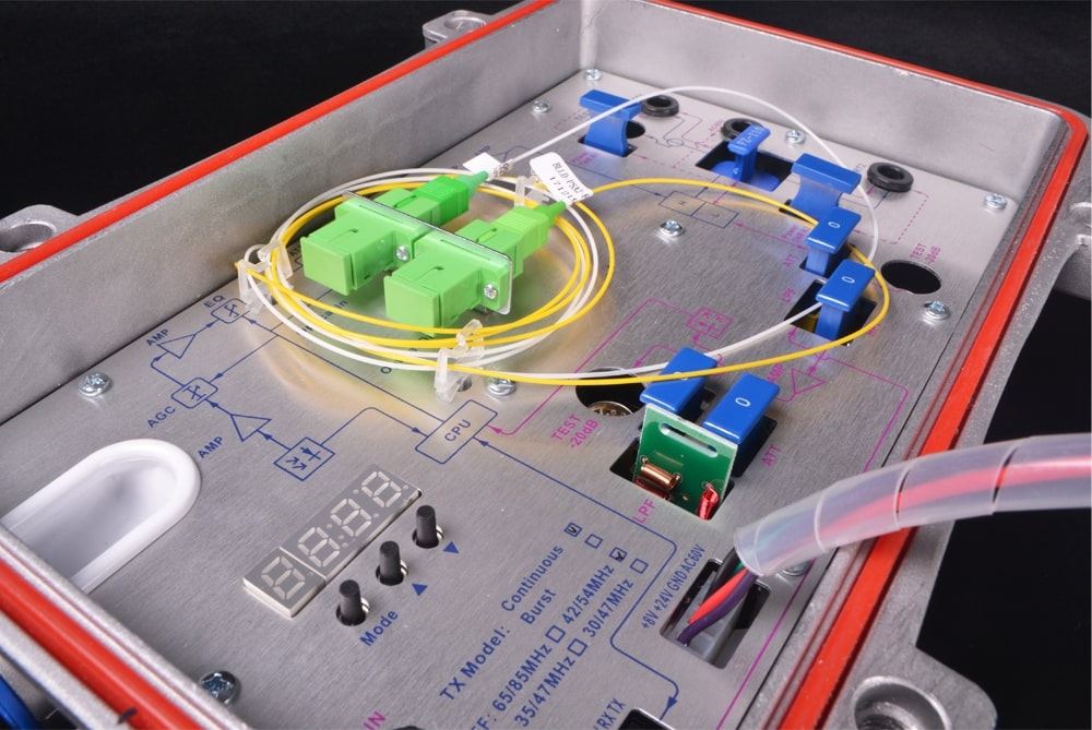 catv 4 port outdoor optical receiver