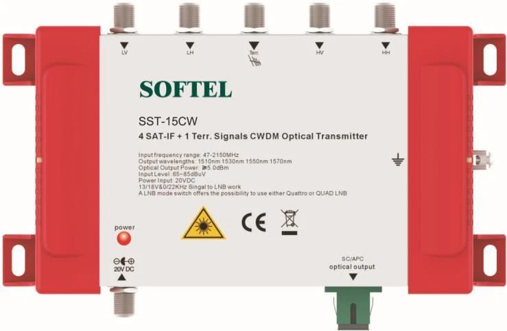 1550 mini satellite optical transmitter